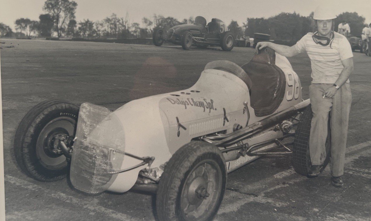 Vintage 1957 Red Renner Midget Race Car Original Photo Powell Ohio # 1096 photo 2