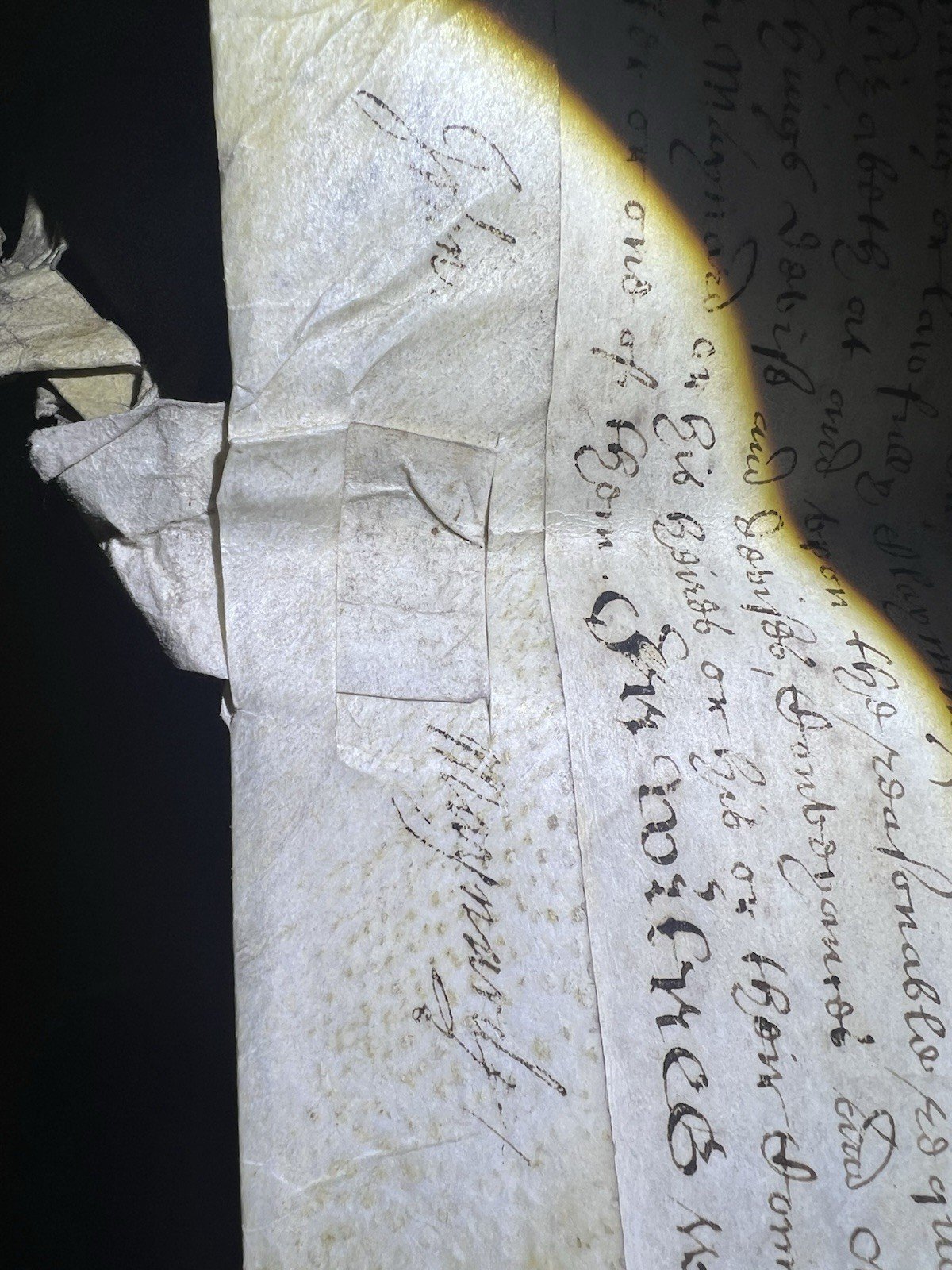 Large 18th Century Vellum Indenture Tripartite Marriage Settlement Deed photo 6