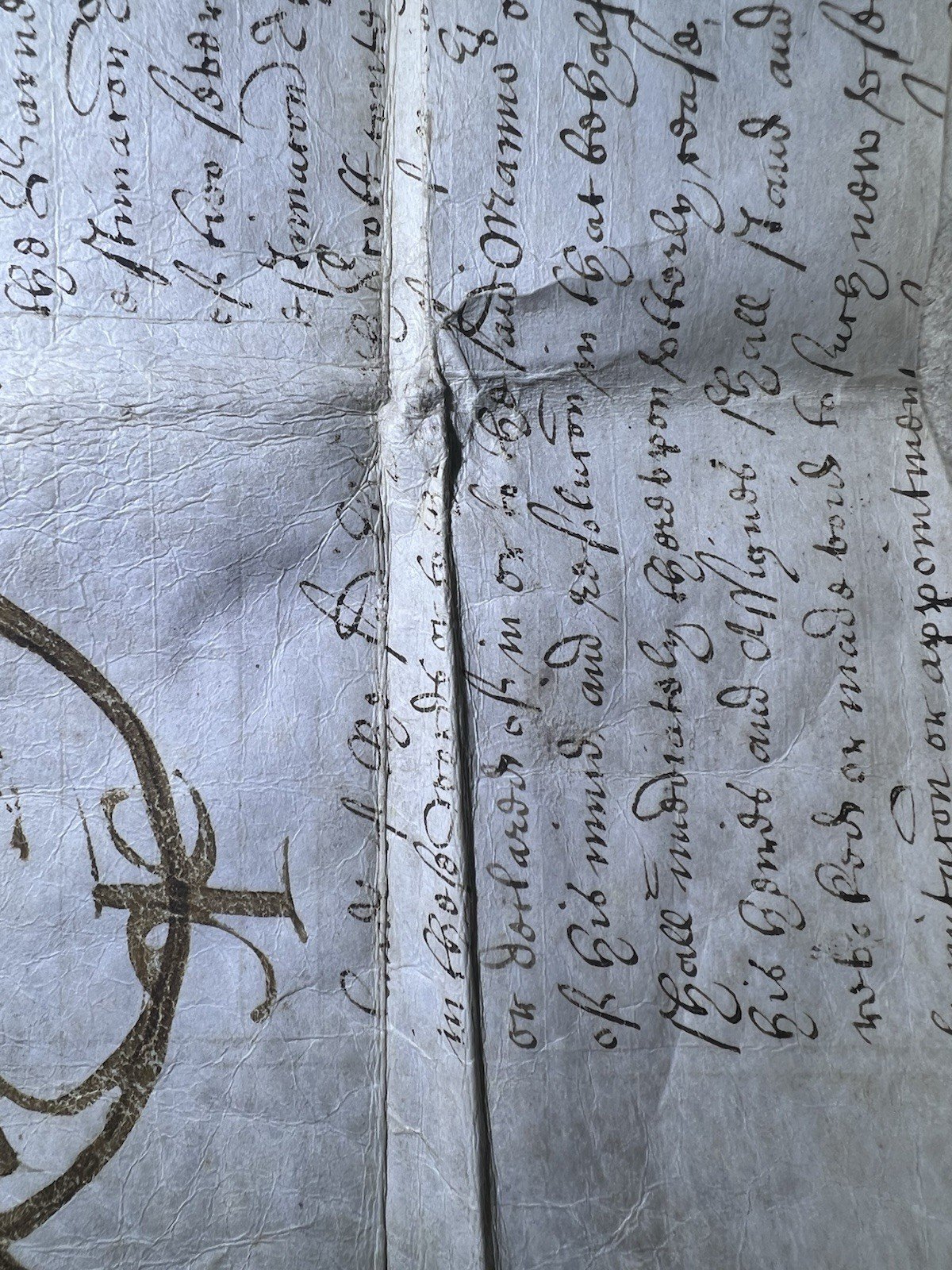 Large 18th Century Vellum Indenture Tripartite Marriage Settlement Deed photo 7
