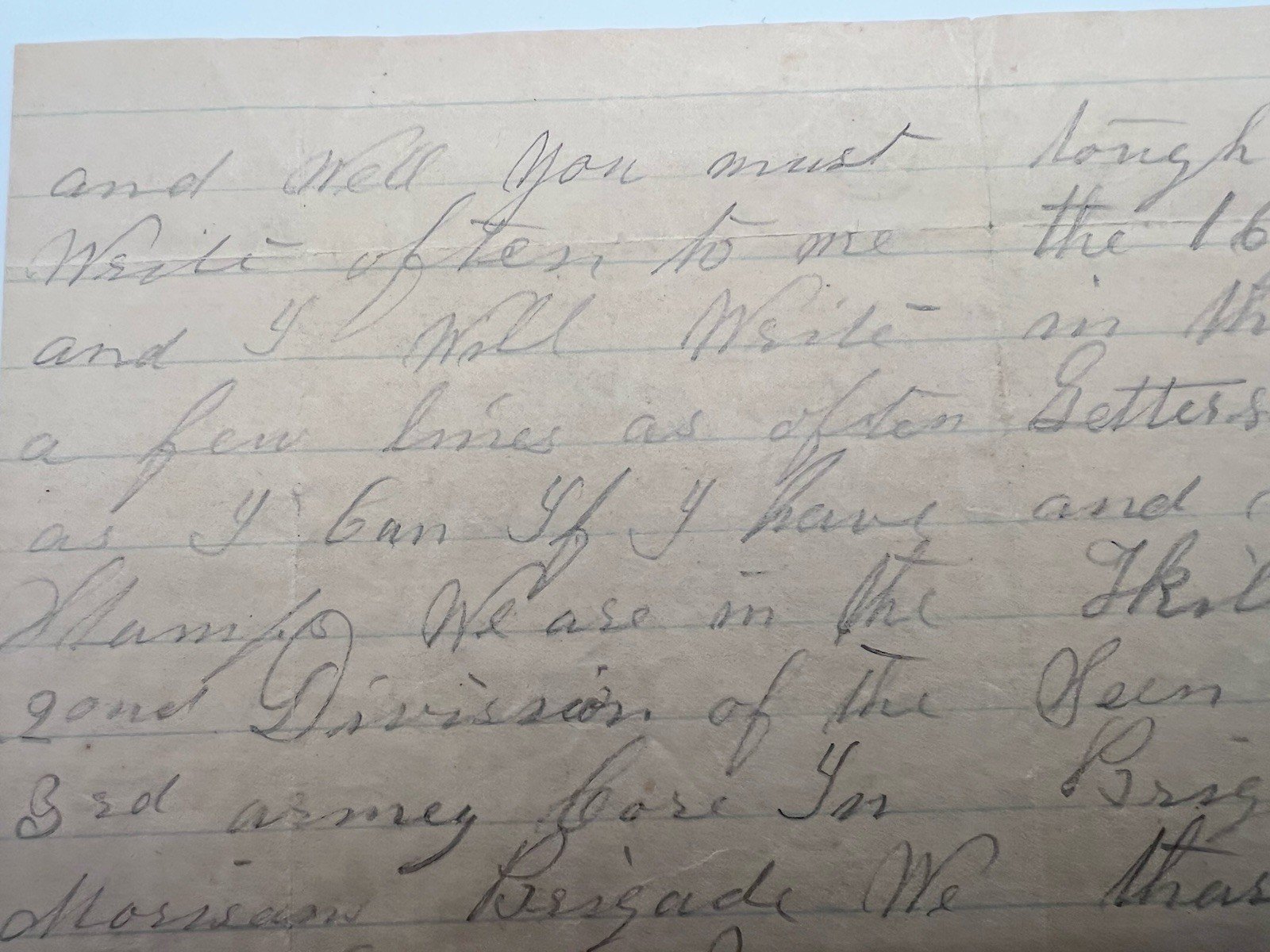 1863 Civil War Letter George P. Risdon 10th Vermont Gettysburg Campaign # 1098 photo 2