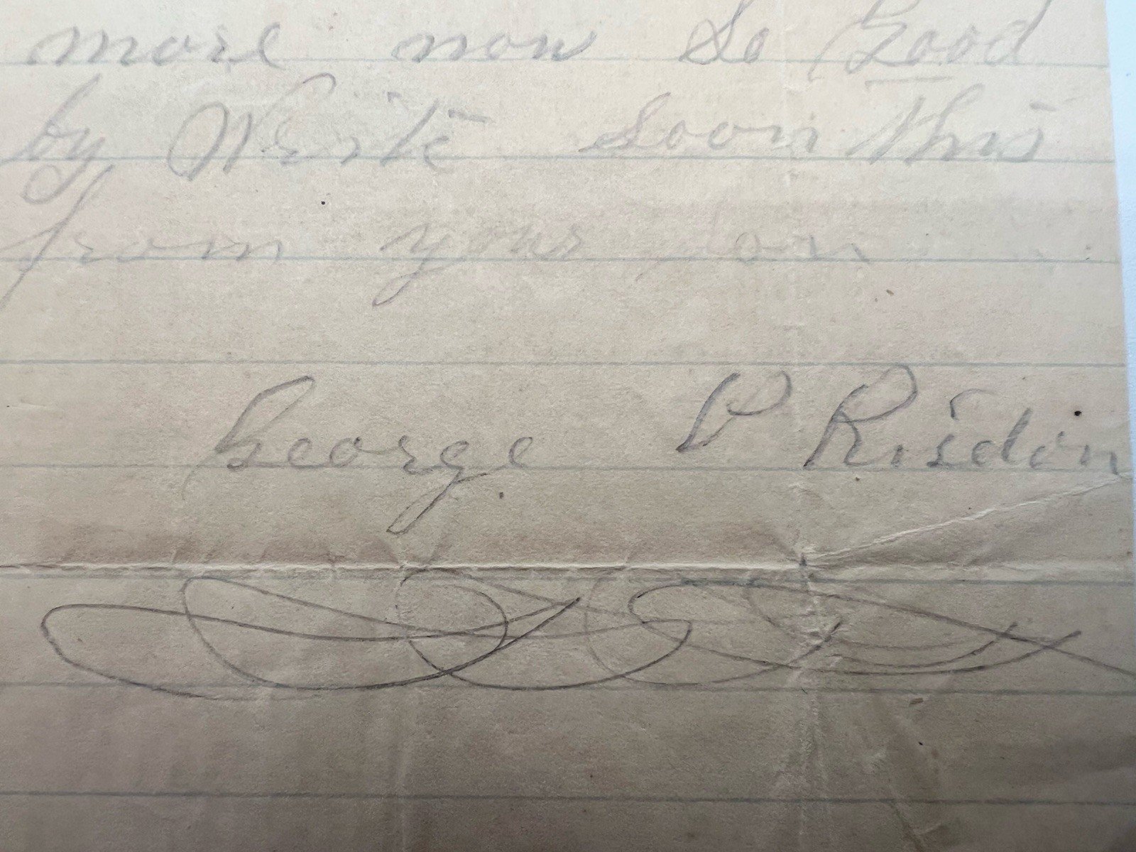 1863 Civil War Letter George P. Risdon 10th Vermont Gettysburg Campaign # 1098 photo 7