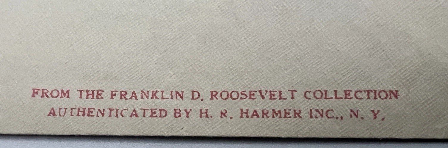 Franklin D. Roosevelt Collect Belgium Cover H.R. Harmer Presidential Mail # 1103 photo 2