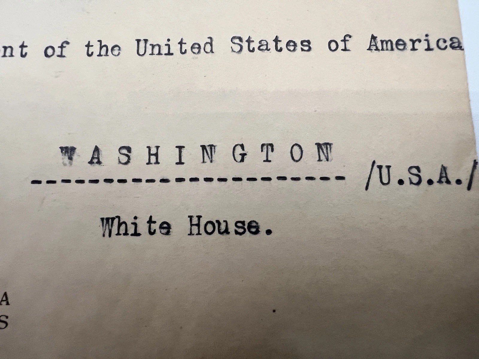 1935 FDR White House Cover Prague Czechoslovakia Roosevelt Collection # 1105 photo 10