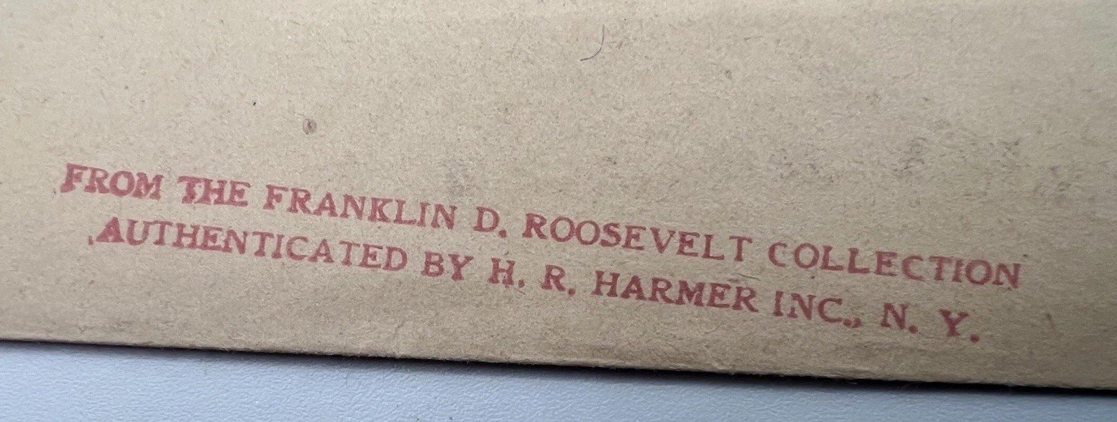 FDR Collection French Cover to White House H.R. Harmer Authenticated # 1107 photo 2