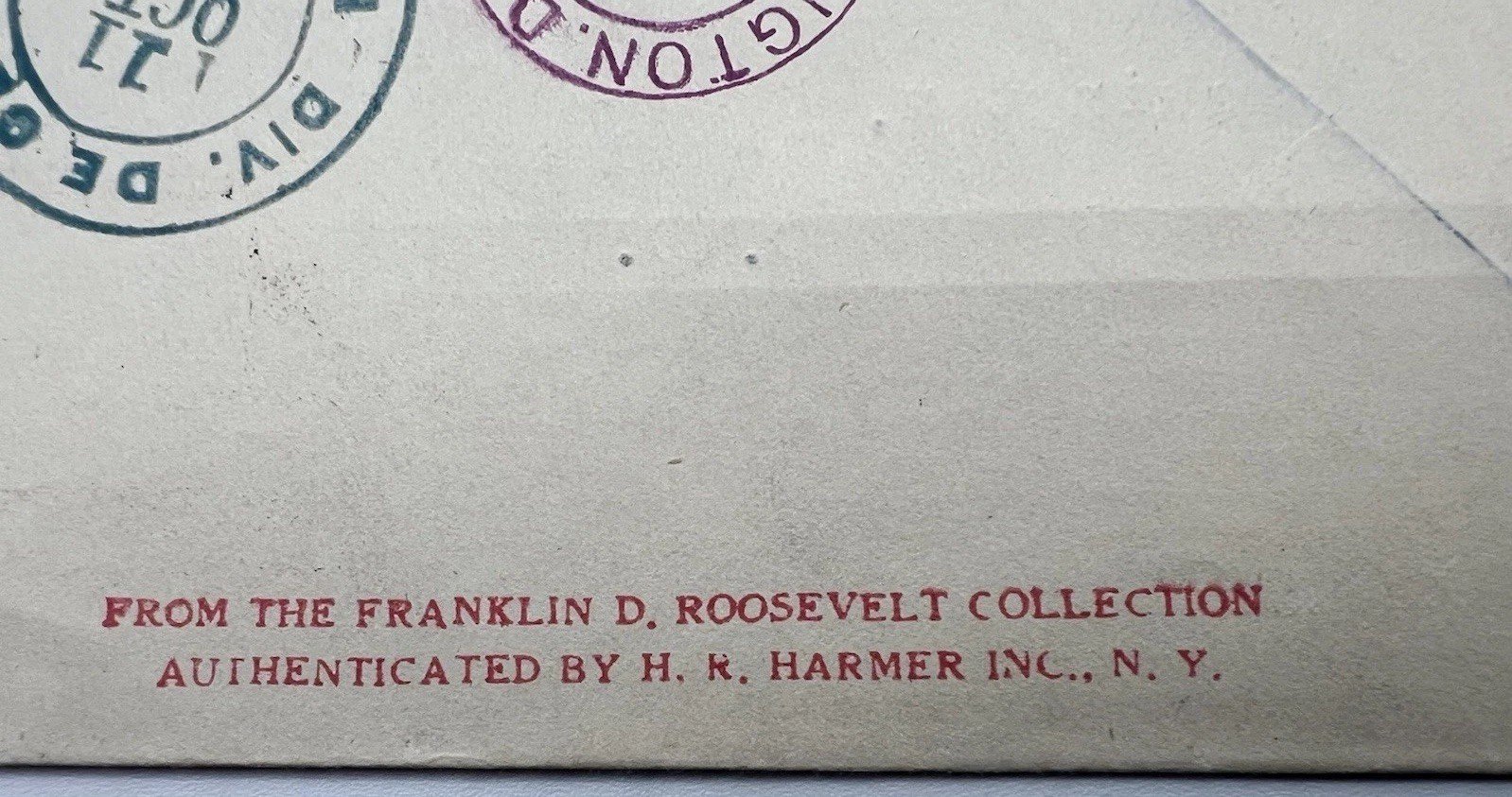 1933 Cuba Registered Cover to FDR H.R. Harmer Authenticated # 1111 photo 2