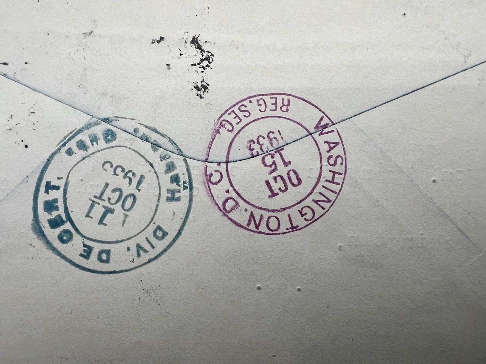 1933 Cuba Registered Cover to FDR H.R. Harmer Authenticated # 1111 photo 7
