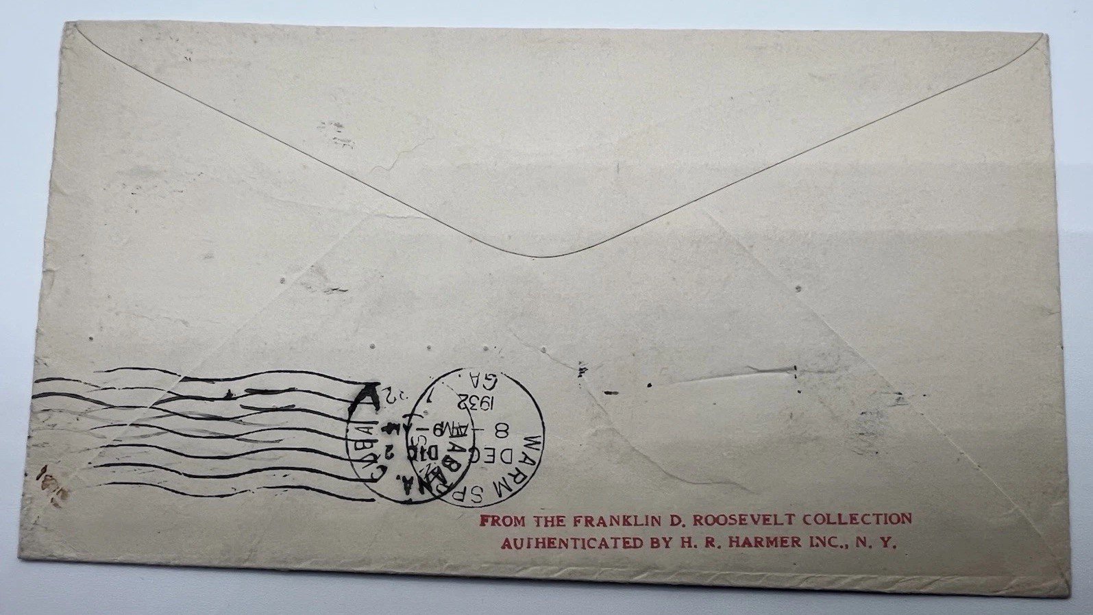 1932 Cuba Cover to President-Elect Franklin D Roosevelt Collection Harmer # 1112 photo 6