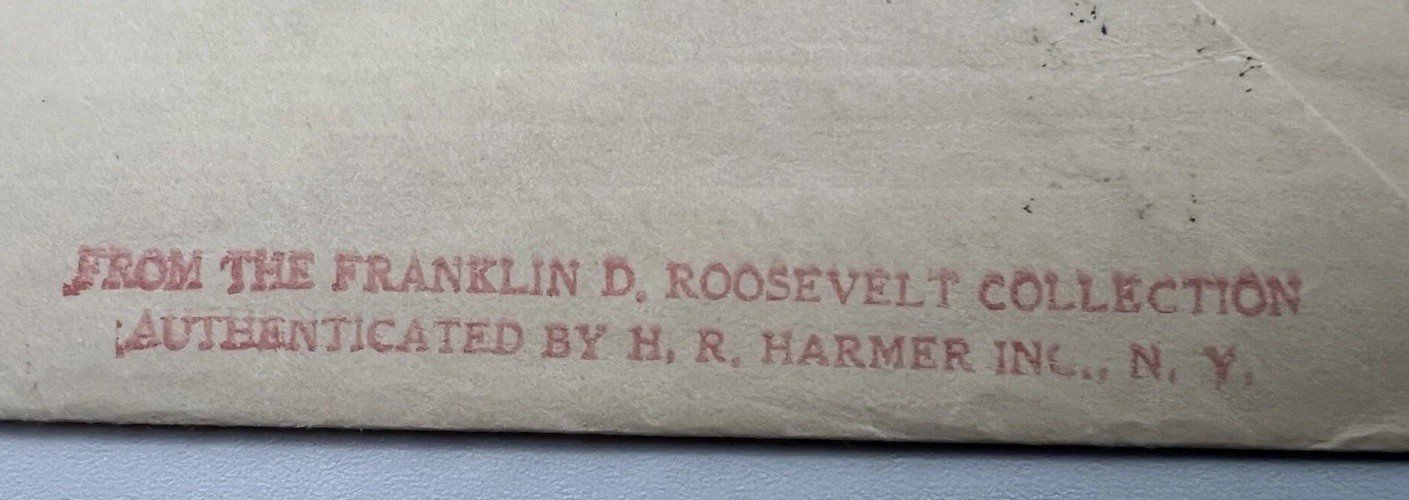 Cuba Postal Cover to President Franklin D Roosevelt FDR Harmer Collection # 1113 photo 2