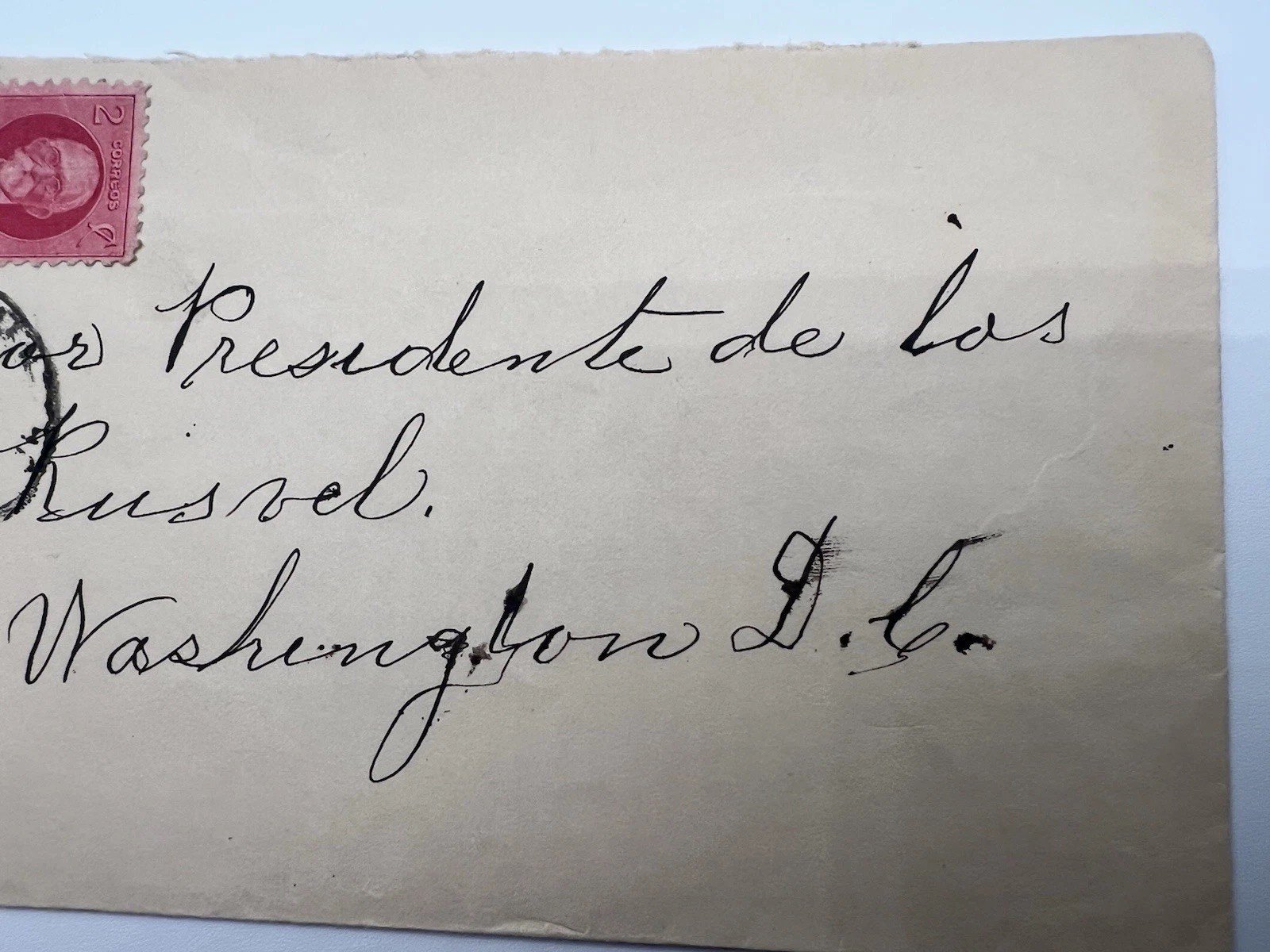 Cuba Postal Cover to President Franklin D Roosevelt FDR Harmer Collection # 1113 photo 4