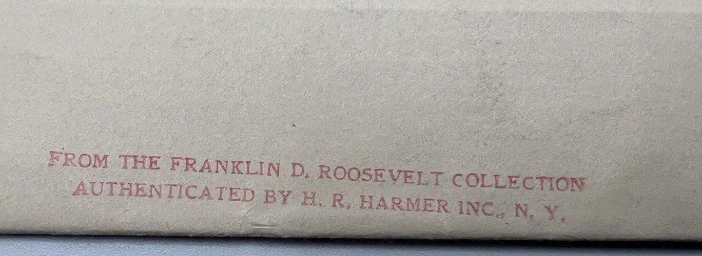 1933 Cuba Cover to FDR Franklin D. Roosevelt H.R. Harmer Provenance # 1114 photo 2