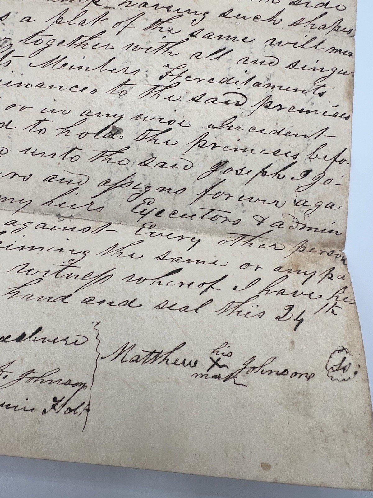 1860 South Carolina Horry District 146-Acre Land Deed Little Pee Dee # 1118 photo 5