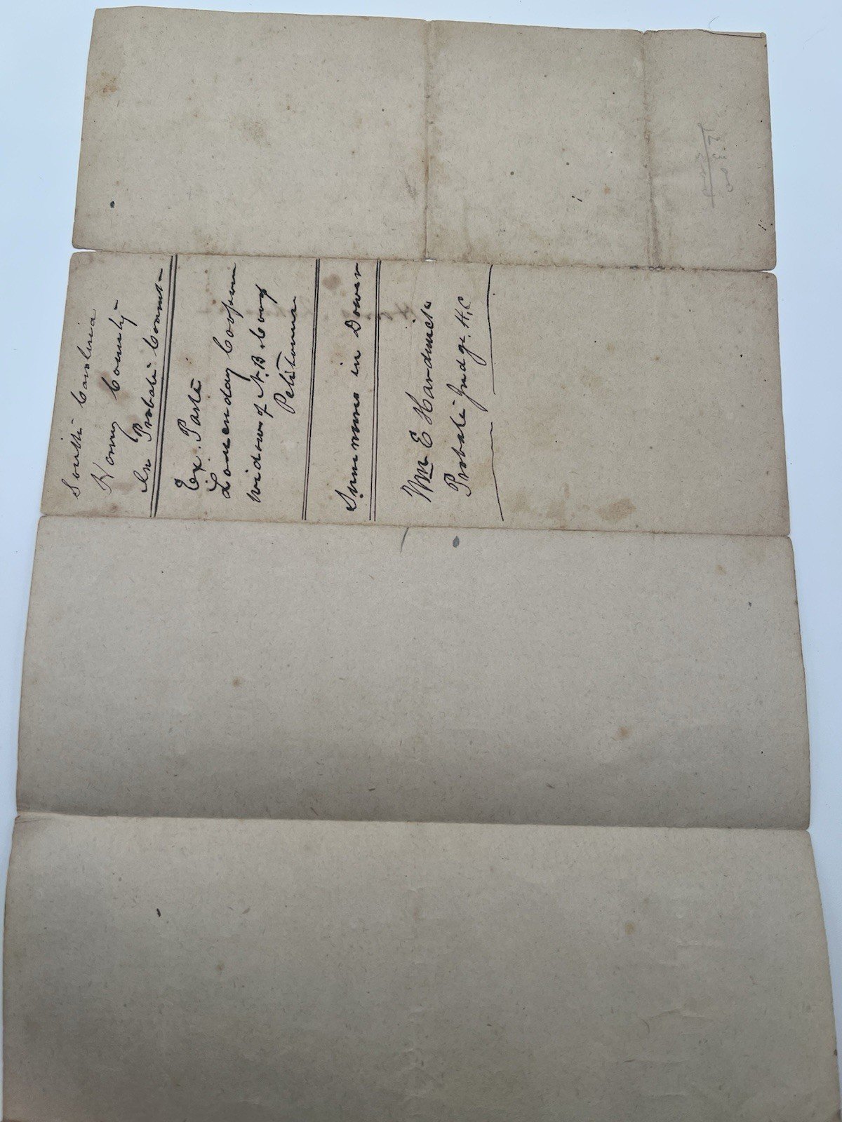 1899 SC Horry County Loucinda Cooper 807-Acre Dower Summons # 1120 photo 6