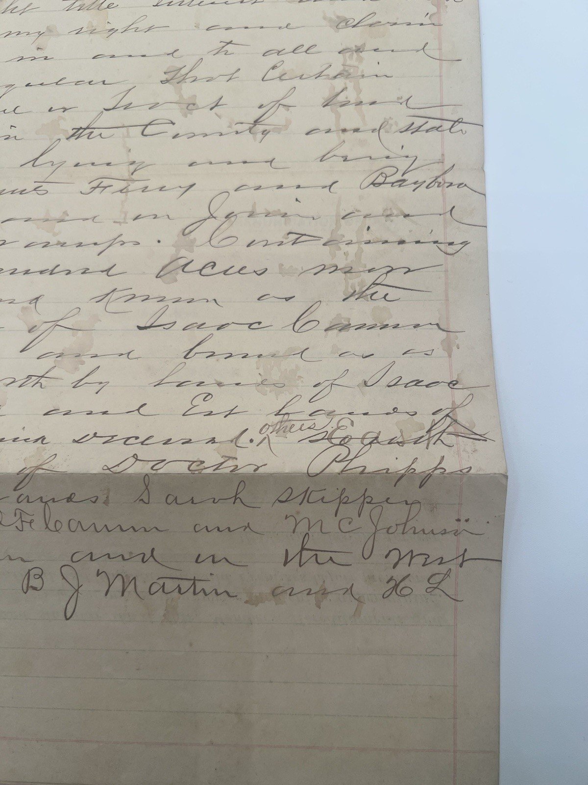 1903 Horry County SC Recorded Deed - Hardwick to Mishoe - 300 Acres # 1133 photo 5