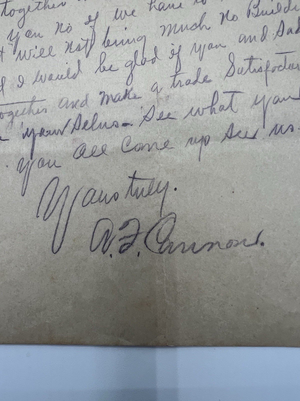 1929 Atlantic Coast Line RR Letter Loris SC Estate Land Dispute # 1137 photo 6