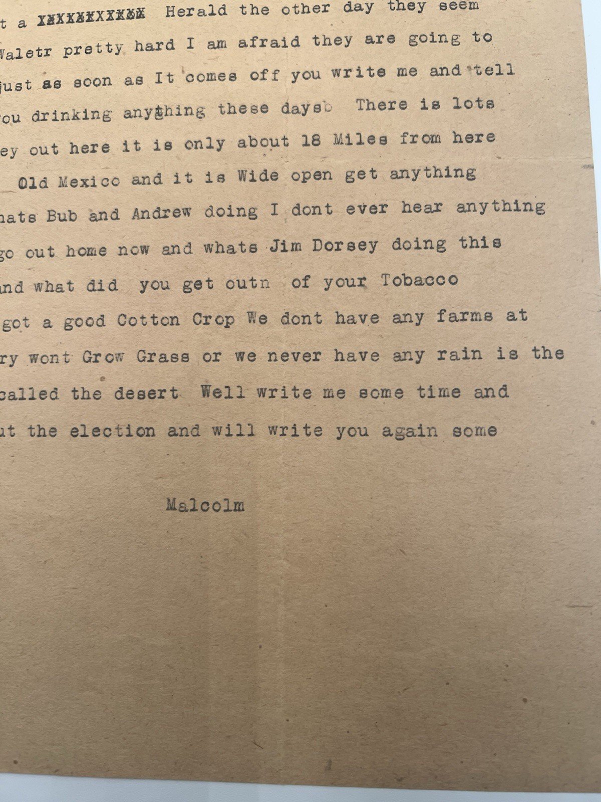 1920 Southern Pacific Lines Letter Deming NM Prohibition Mexico Border # 1140 photo 5