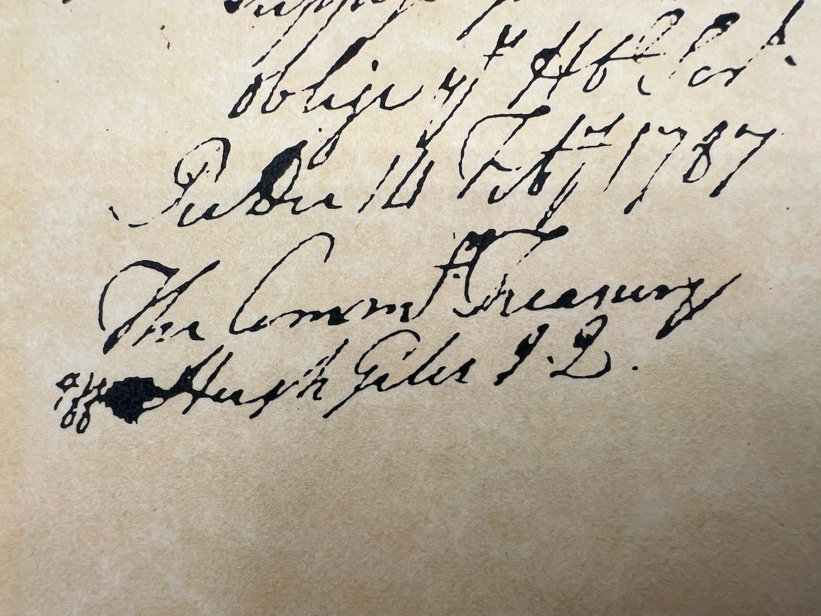 1787 Revolutionary War Beef Claim Francis Marion Brigade Hugh Giles Signed B1174 photo 12