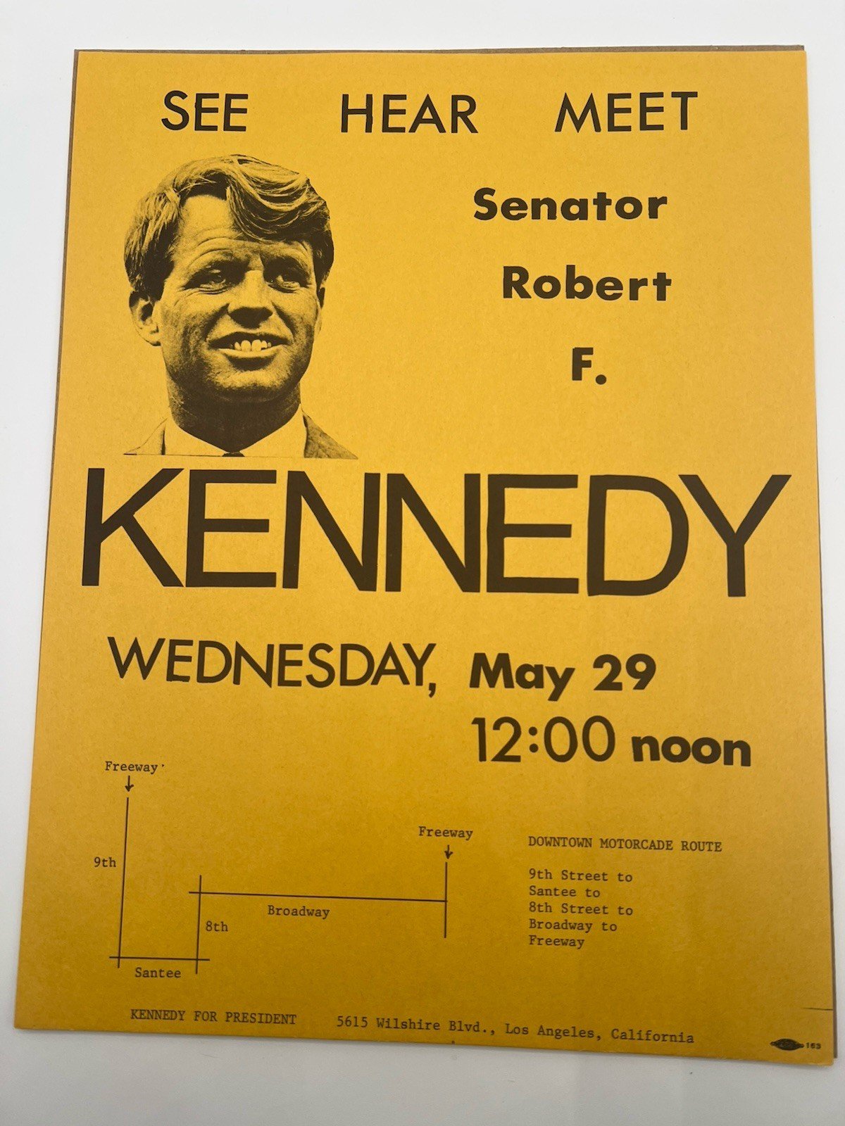 Robert F. Kennedy RFK 1964-68 Campaign Ephemera Lot Flyers Brochures Wheel B1178 photo 3
