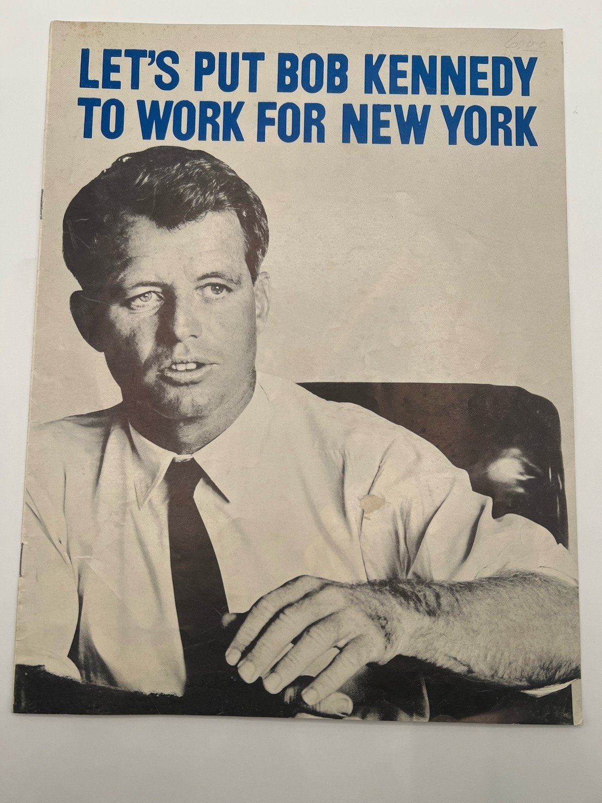 Robert F. Kennedy RFK 1964-68 Campaign Ephemera Lot Flyers Brochures Wheel B1178 photo 6