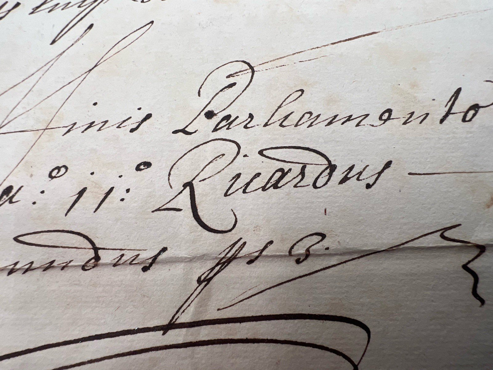 Early English Law French Manuscript 11 Richard II Parliament Extract # Box photo 6