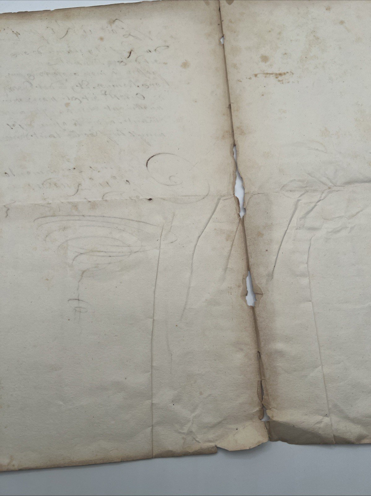 Early English Law French Manuscript 11 Richard II Parliament Extract # Box photo 12