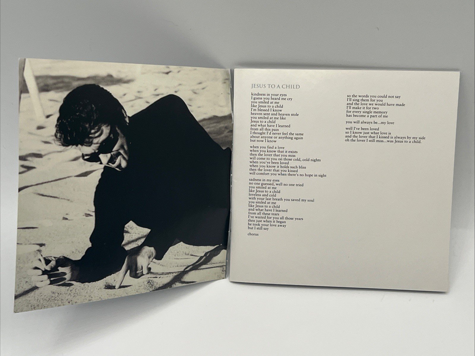 George Michael Signed Songs From the Last Century CD Insert w/ COA # B1181 photo 2