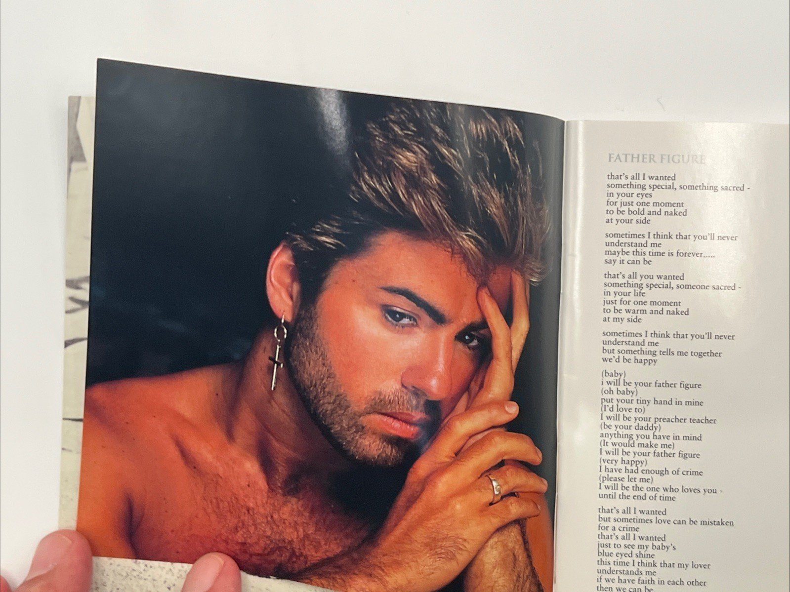 George Michael Signed Songs From the Last Century CD Insert w/ COA # B1181 photo 3