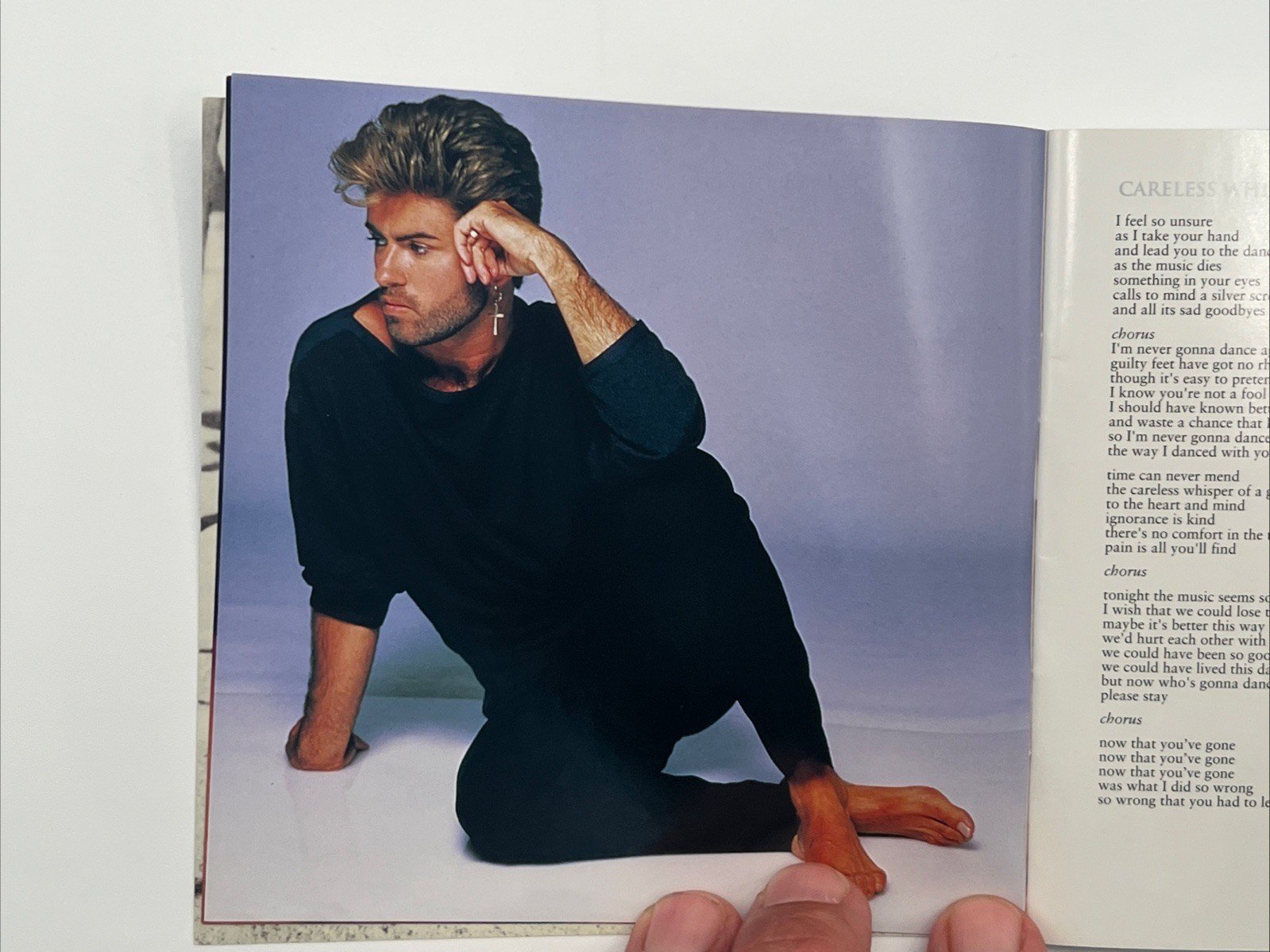 George Michael Signed Songs From the Last Century CD Insert w/ COA # B1181 photo 4