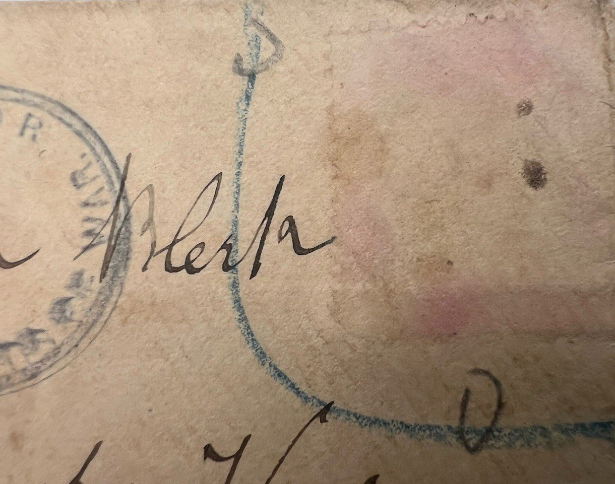1900 Boer War Censored Cover Krugersdorp Transvaal to Milan Italy # 1183 photo 2