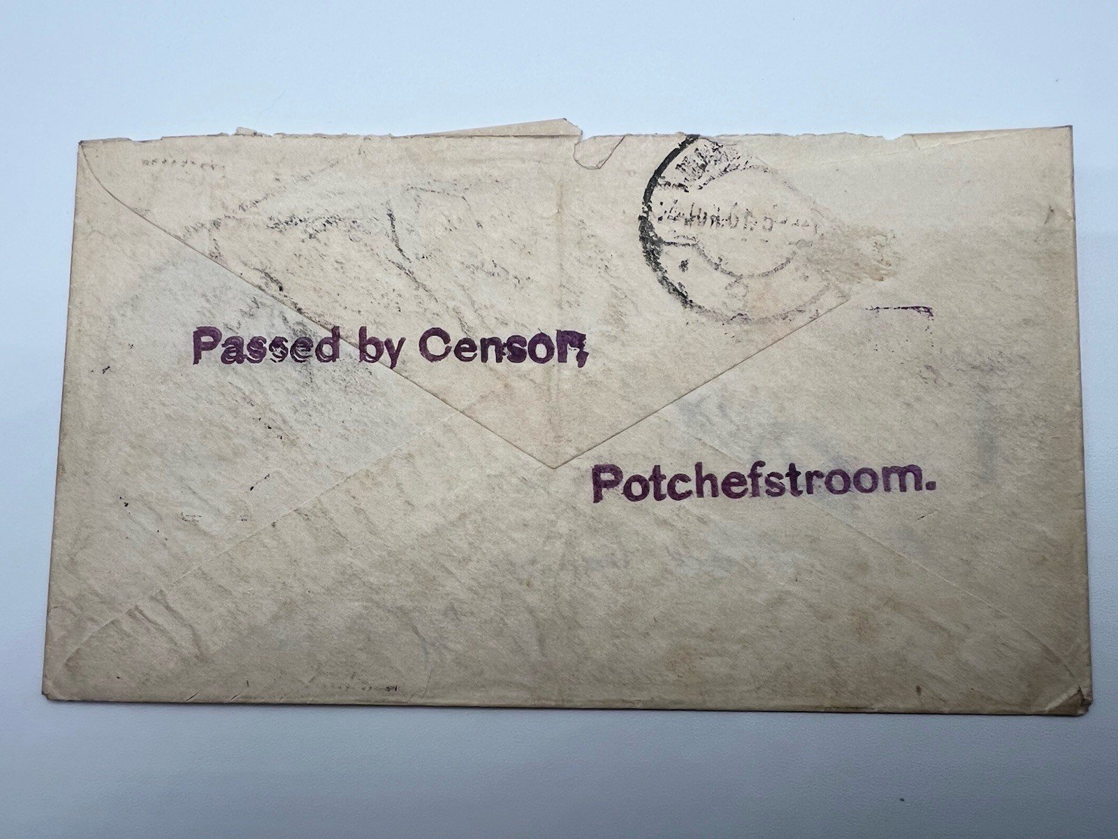 1902 Boer War POW Cover Potchefstroom to Deadwood Camp St Helena # 1184 photo 6