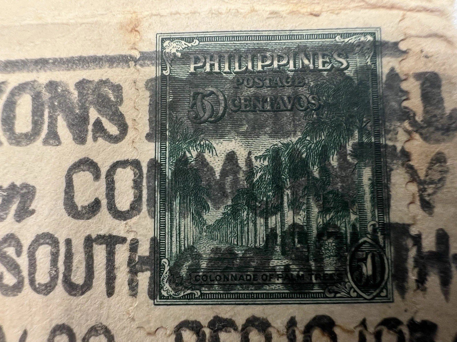 1954 Philippines UN Conference Airmail Cover Manila to Brooklyn NY # 1185 photo 7