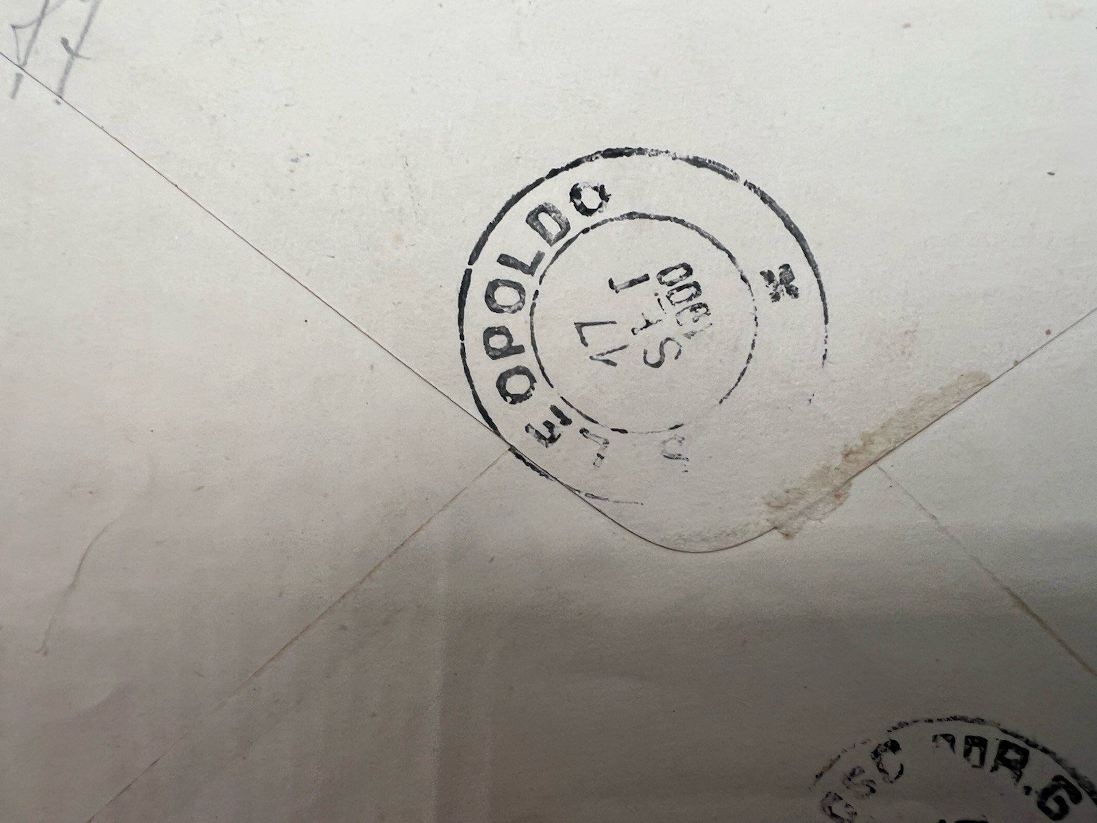 1900 Brazil 200 Reis Postal Stationery Cover São Leopoldo Jesuit College # 1192 photo 6