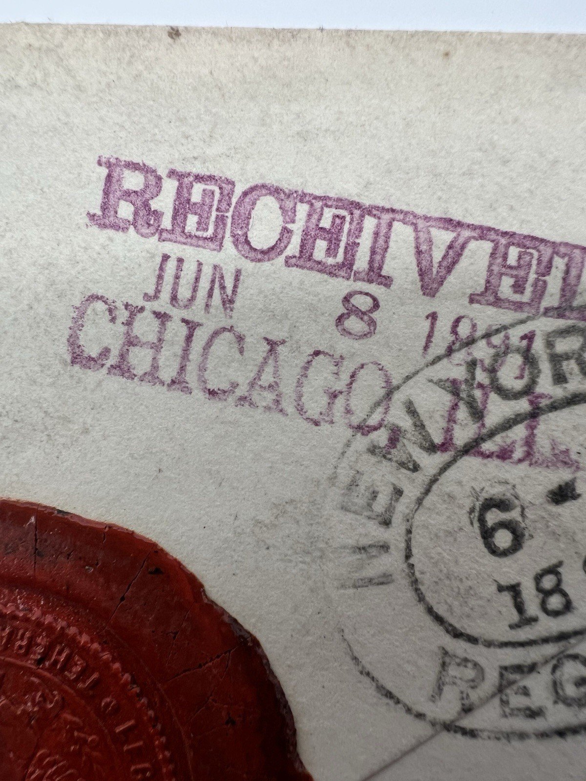 1891 U.S. Legation Tehran Persia Registered Cover to Charles C. Bonney # 1200 photo 16