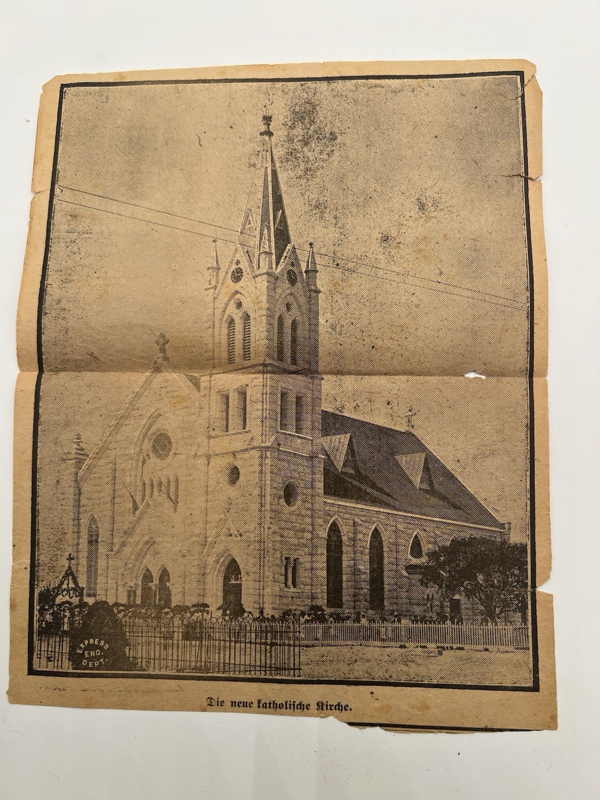 1874 Fredericksburg TX German Hofacker Sermon Book Durst Letter Archive # 2500 photo 8