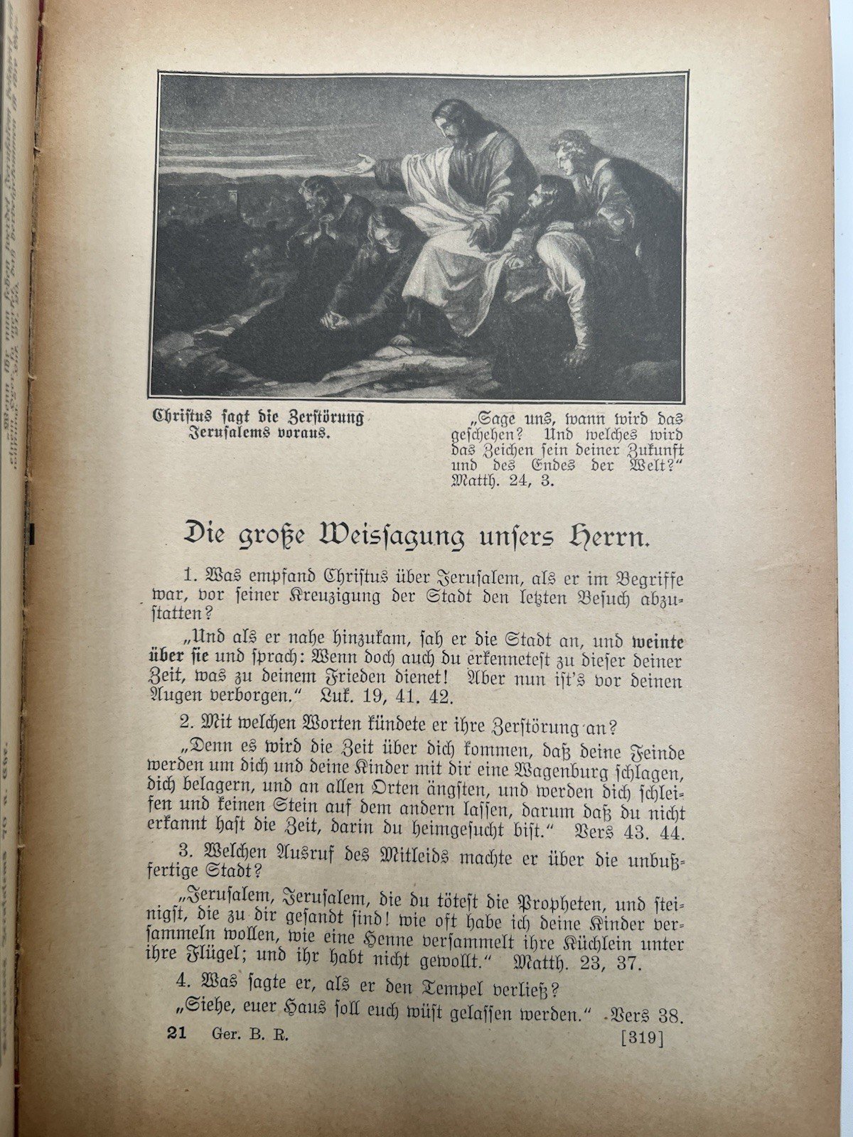 1916 German Bible Readings & 1929 Otto Thiele Death Notice Texas  # 2501 photo 9