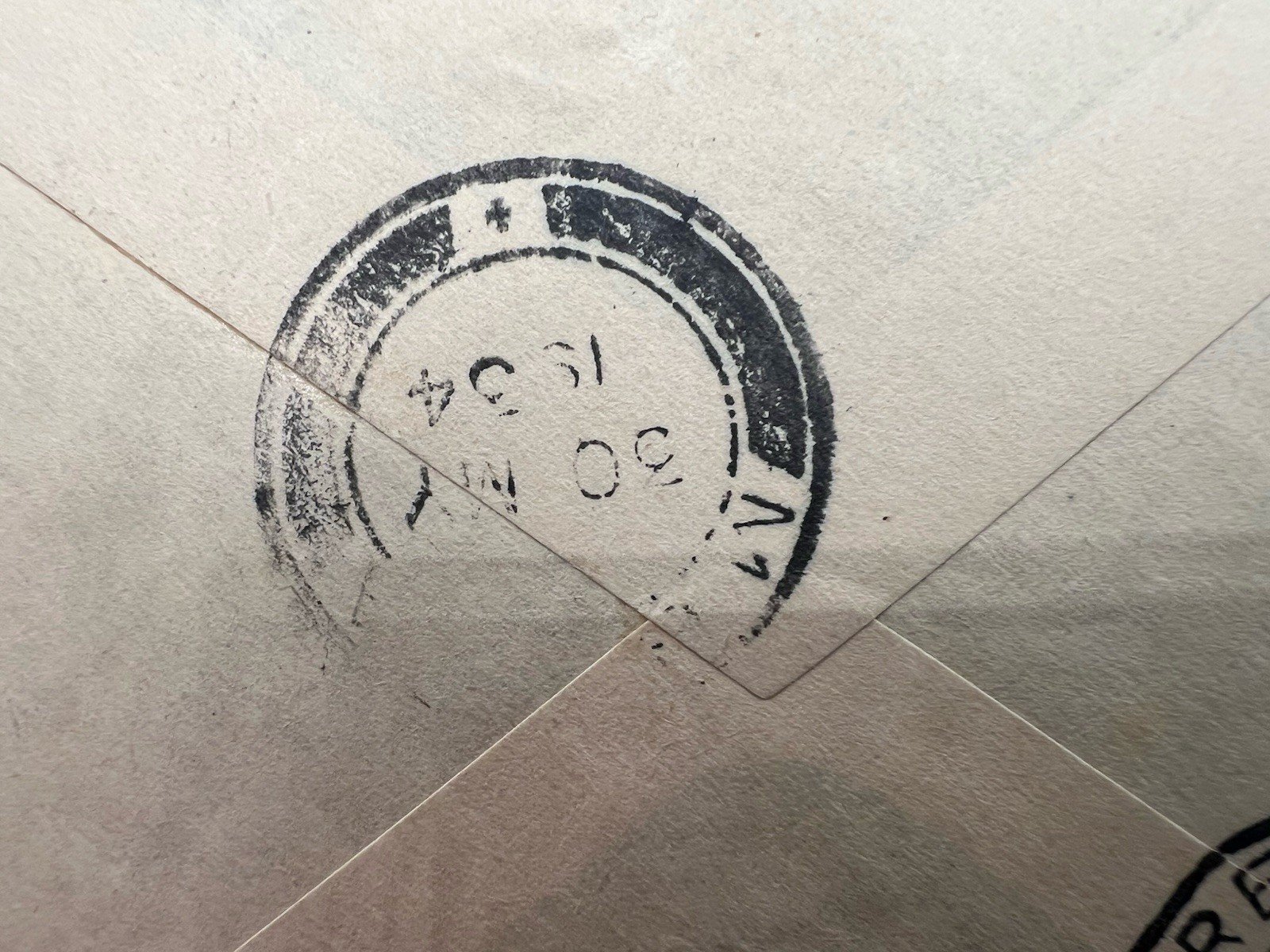 1934 Tanganyika Airmail Cover Tukuyu to Shanghai China KGV Stamps # 1216 photo 8