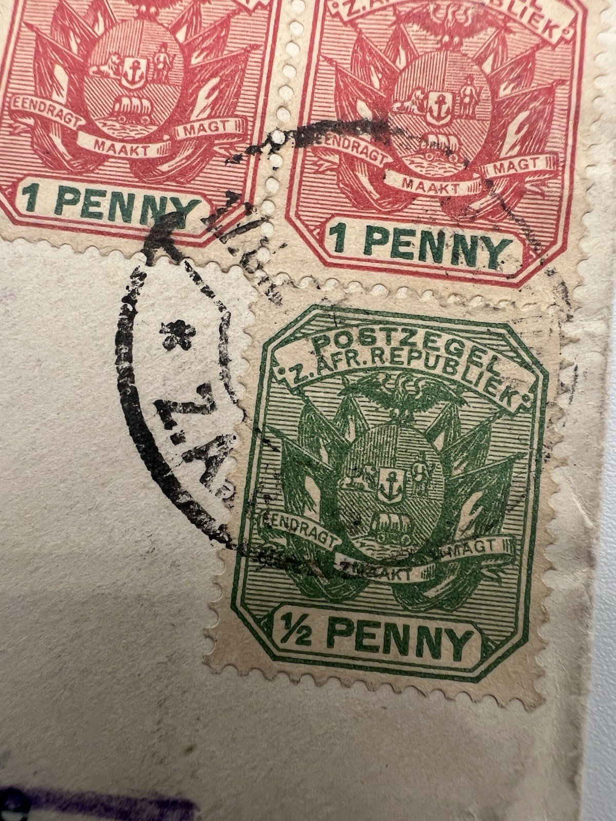 1900 ZAR Transvaal Boer War Censored Cover to Berlin via Delagoa Bay # 1219 photo 10