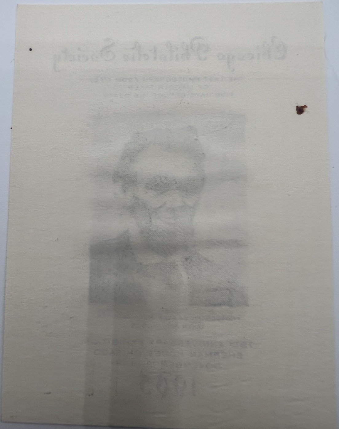 1965 Chicago Philatelic Society Lincoln Exhibition Souvenir Sheet # 1221 photo 3