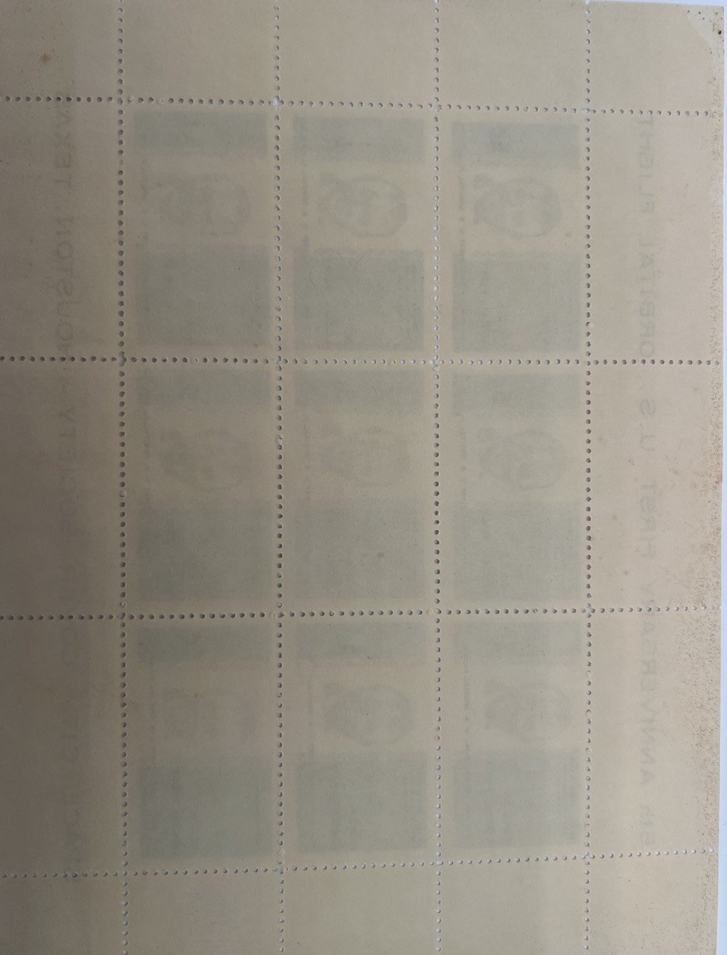 1967 NASA Local Post John Glenn Space City Cover Society Stamp Sheet # 1223 photo 3