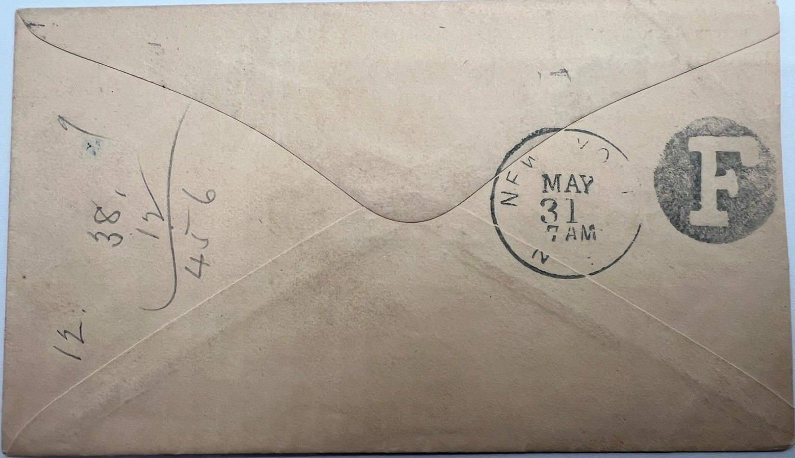 1873 Smith Ely Jr. Congressman Free Frank Cover to George B. Vanderpoel # 1224 photo 5