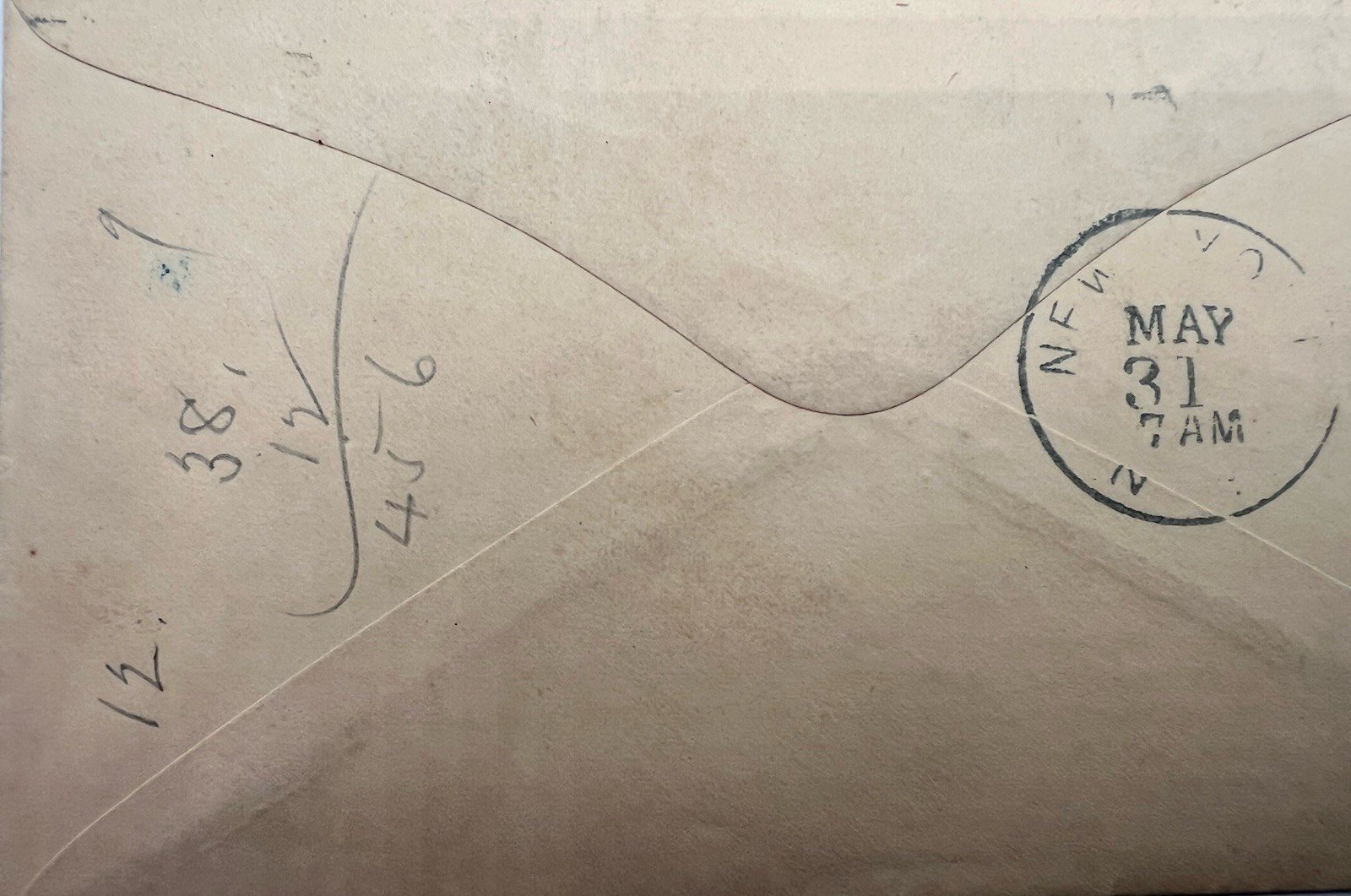 1873 Smith Ely Jr. Congressman Free Frank Cover to George B. Vanderpoel # 1224 photo 7