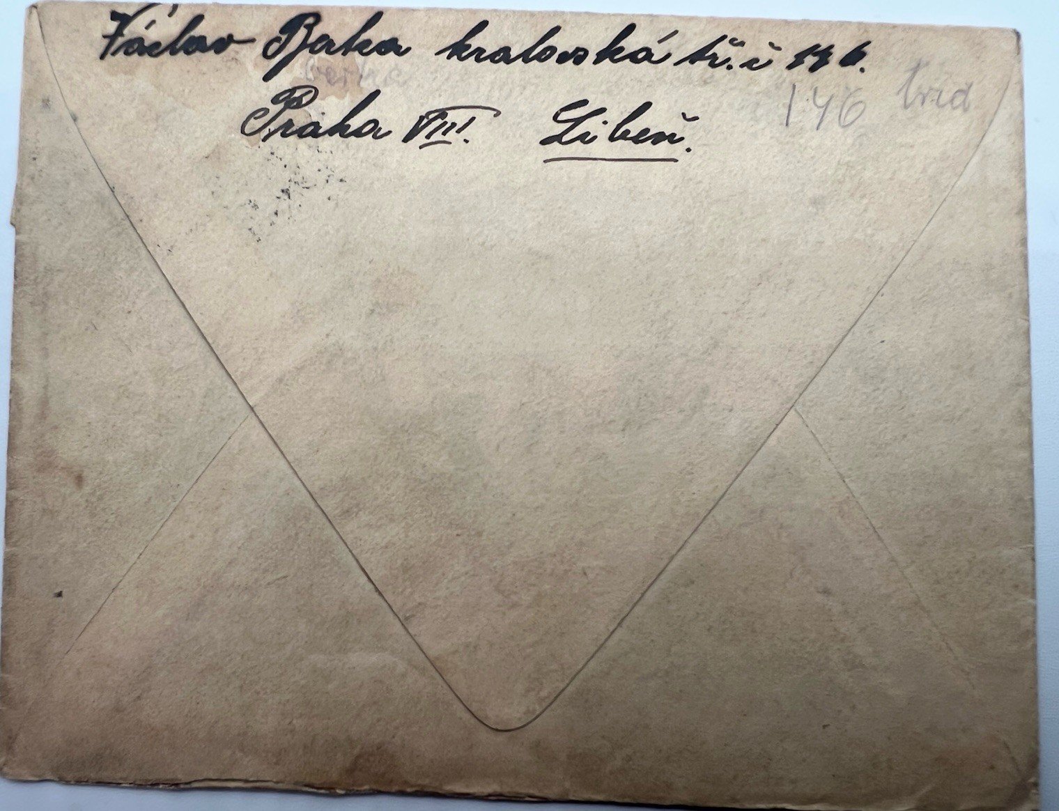 1919 Czechoslovakia Hradcany 50h Mucha Cover Prague to Cleveland # 1226 photo 4