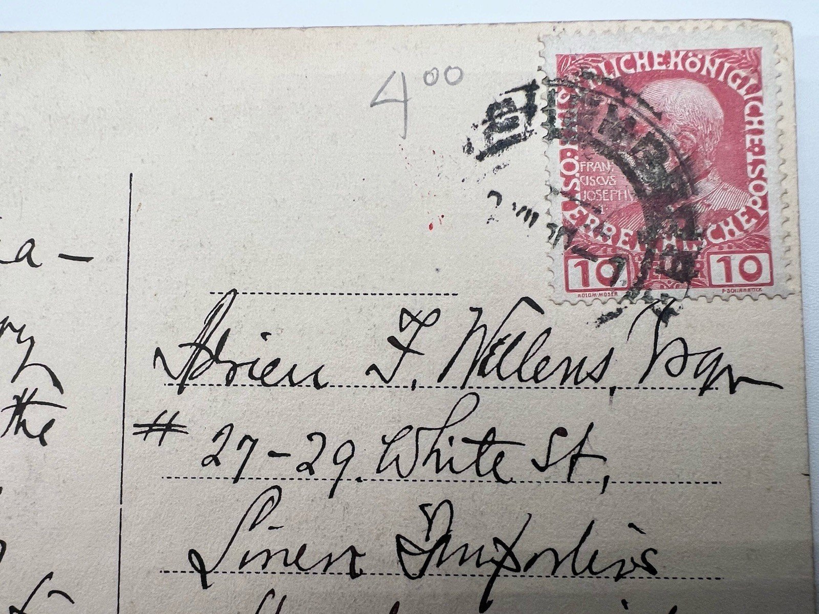 c1910 American Consulate Reichenberg Austria U.S. Flag Postcard # 1227 photo 3