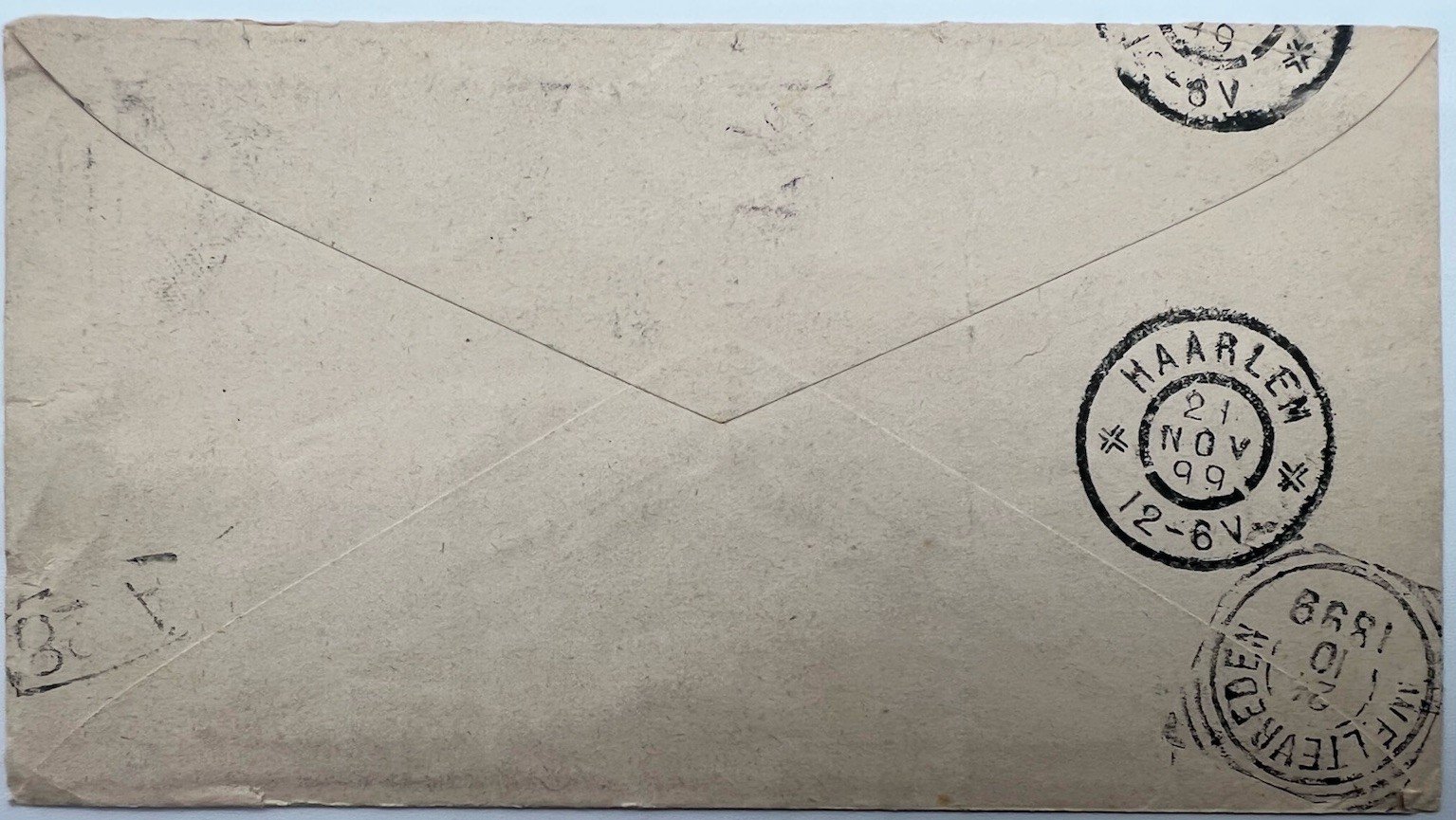 1899 Dutch East Indies Bandoeng-Haarlem 15c Postal Stationery Cover # 1231 photo 5