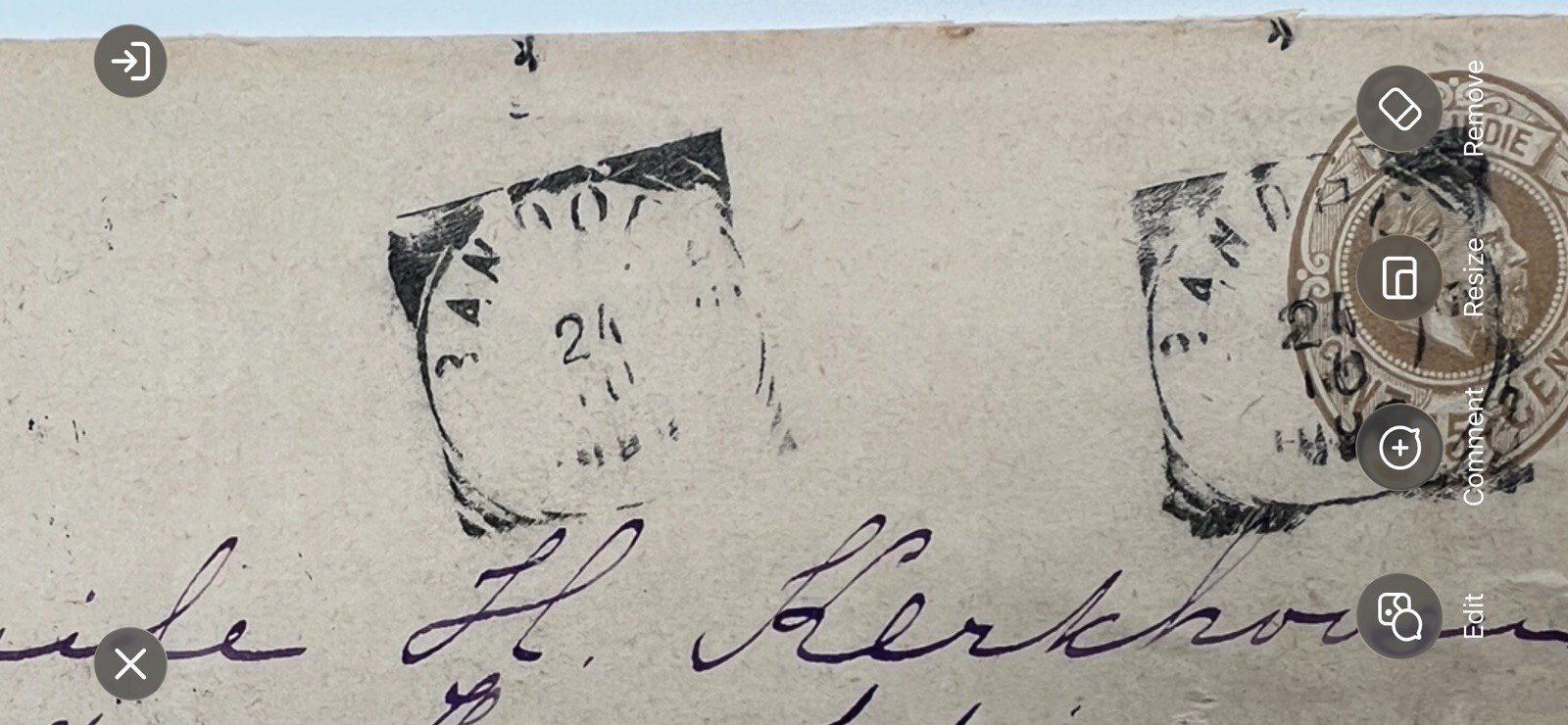 1899 Dutch East Indies Bandoeng-Haarlem 15c Postal Stationery Cover # 1231 photo 9