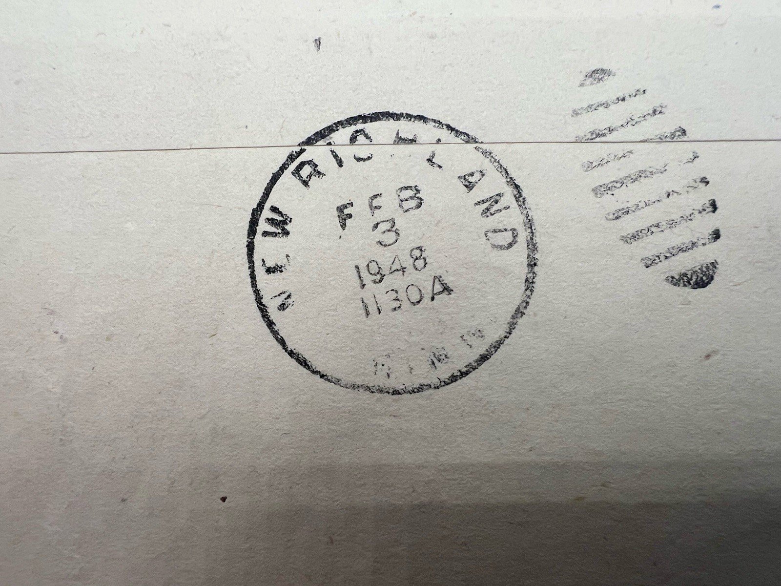 1948 Ireland to Minnesota U.S. Customs 10c Collect Mixed Franking Cover # 1268 photo 7