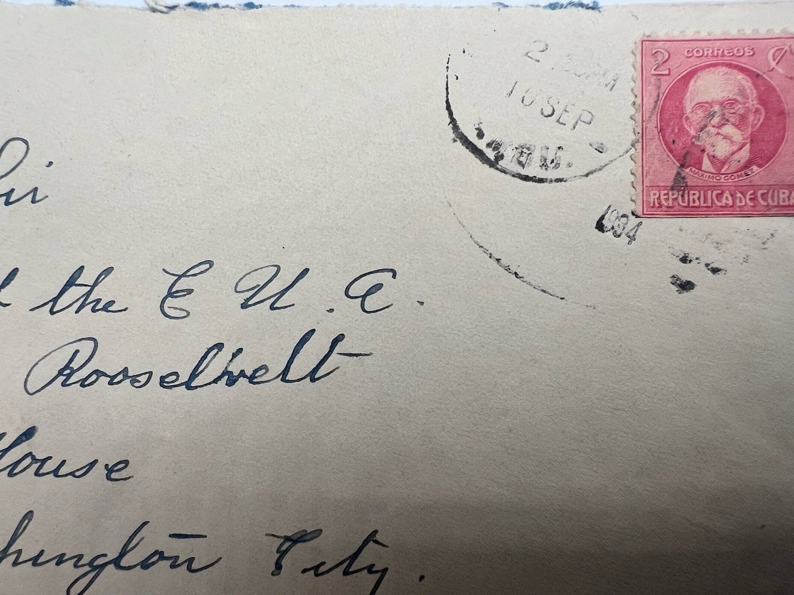 FDR Franklin D Roosevelt Cuba White House Cover H.R. Harmer Authenticated # 1283 photo 4