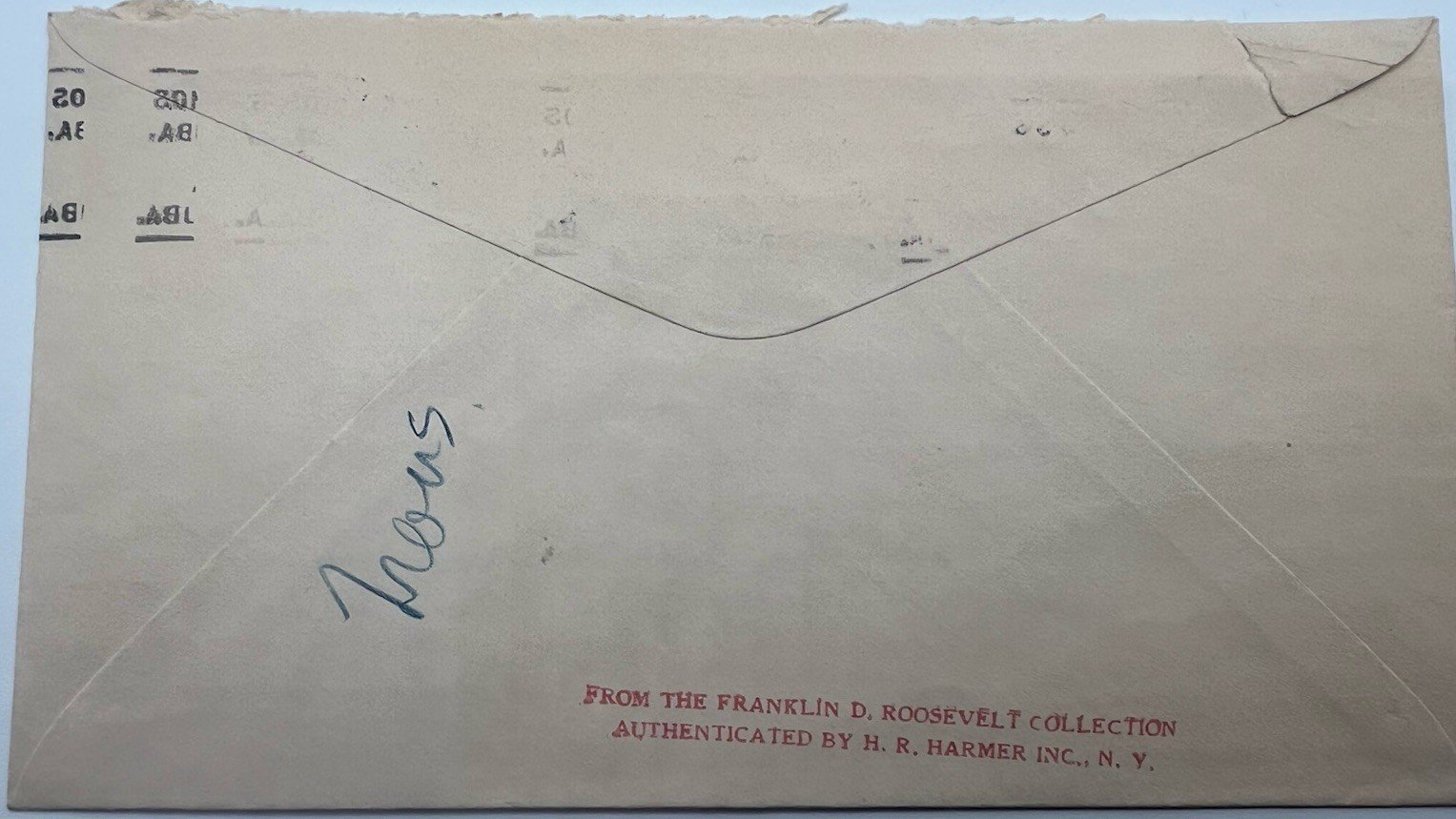 1936 FDR Roosevelt Cuba Cover H.R. Harmer Authenticated Peace Mission # 1284 photo 8