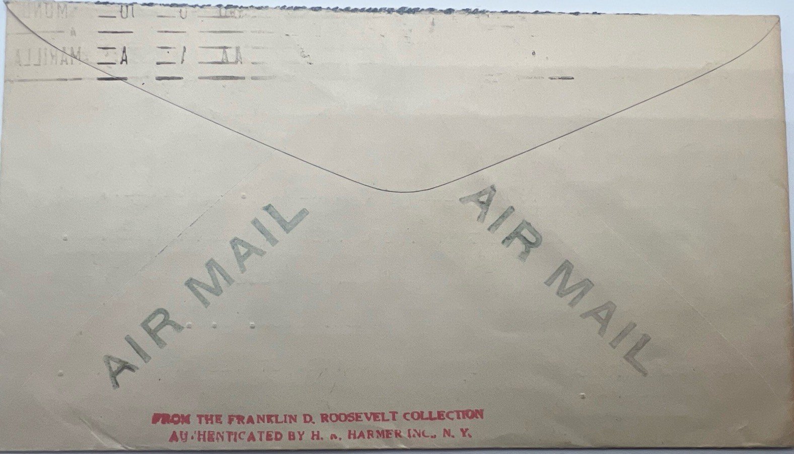 1934 Cuba Air Mail to FDR White House H.R. Harmer Roosevelt Collection # 1287 photo 5