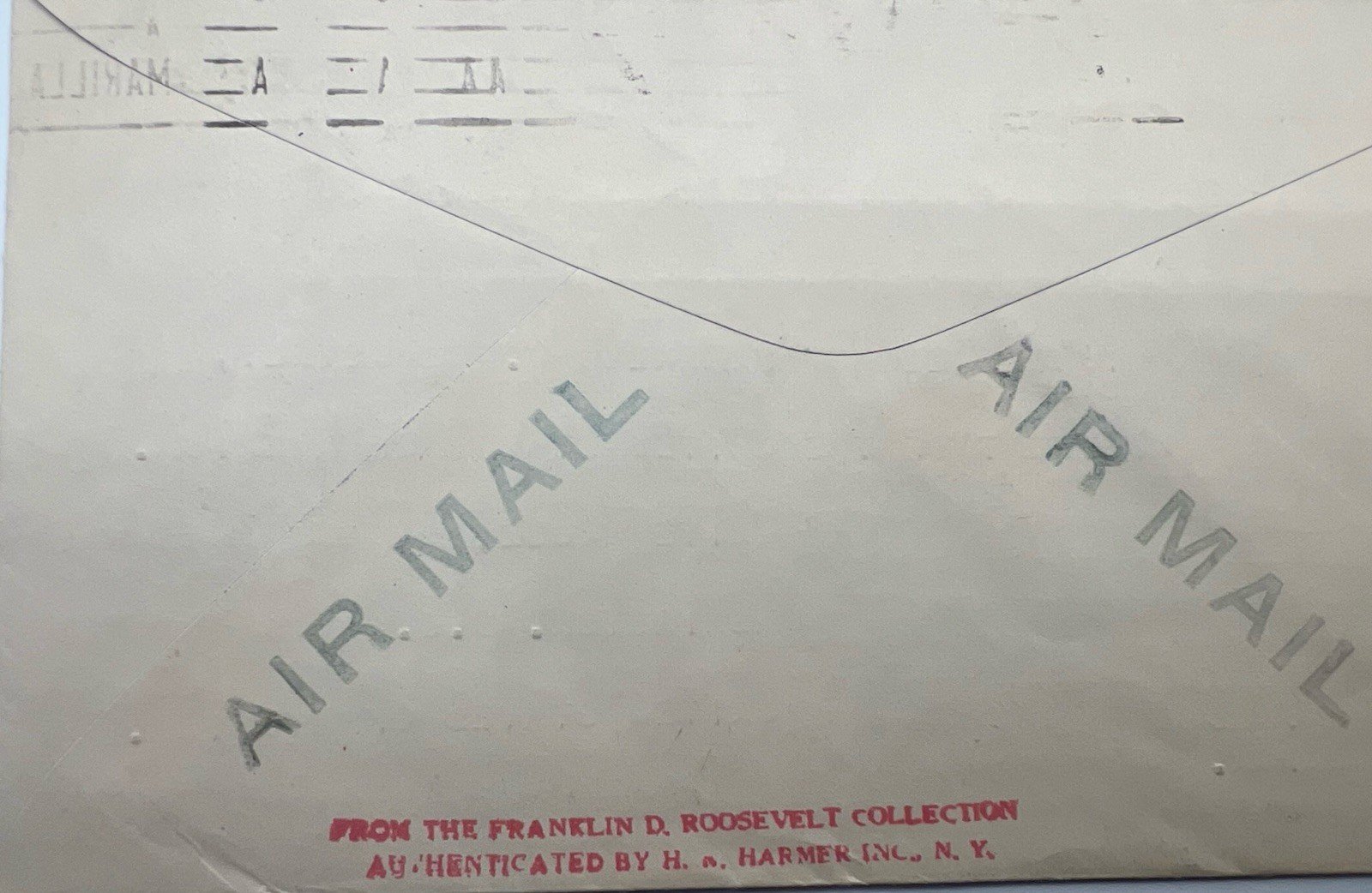 1934 Cuba Air Mail to FDR White House H.R. Harmer Roosevelt Collection # 1287 photo 6
