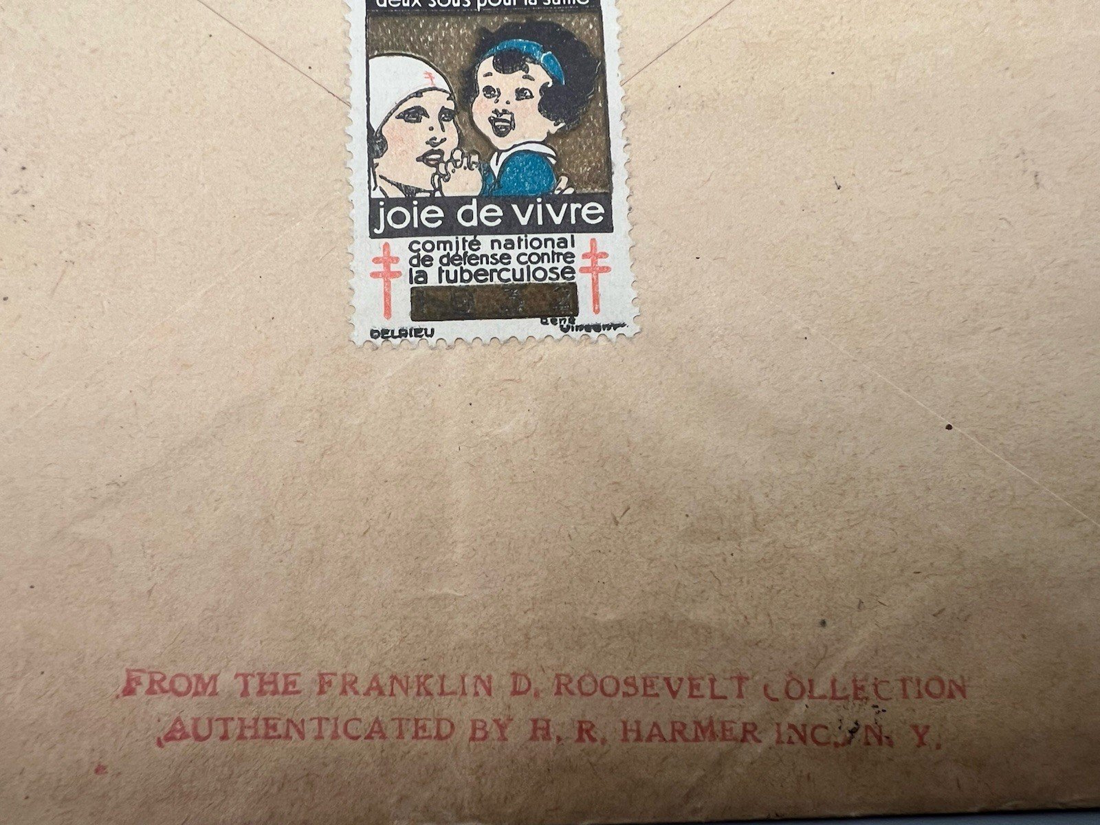 1933 FDR President-Elect Cover France to Roosevelt 3 Days Before Inaugural #1289 photo 6